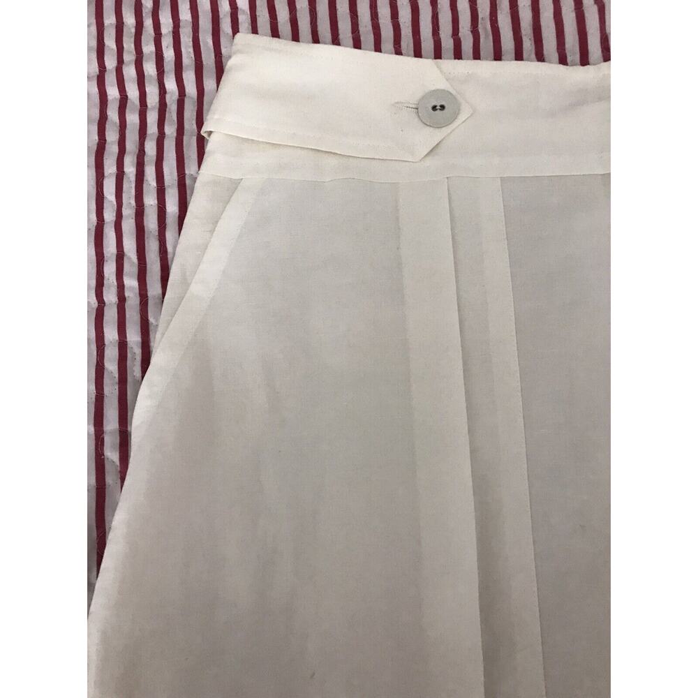 NWT STELLA McCARTNEY SKIRT Sz 40 laced sides Silk Linen Cotton - Picture 4 of 7